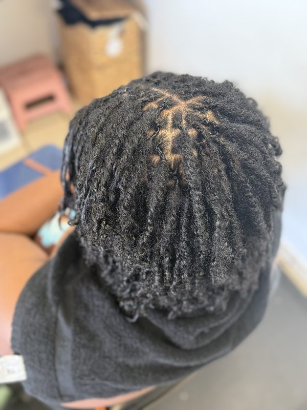 Fresh retwist, top view